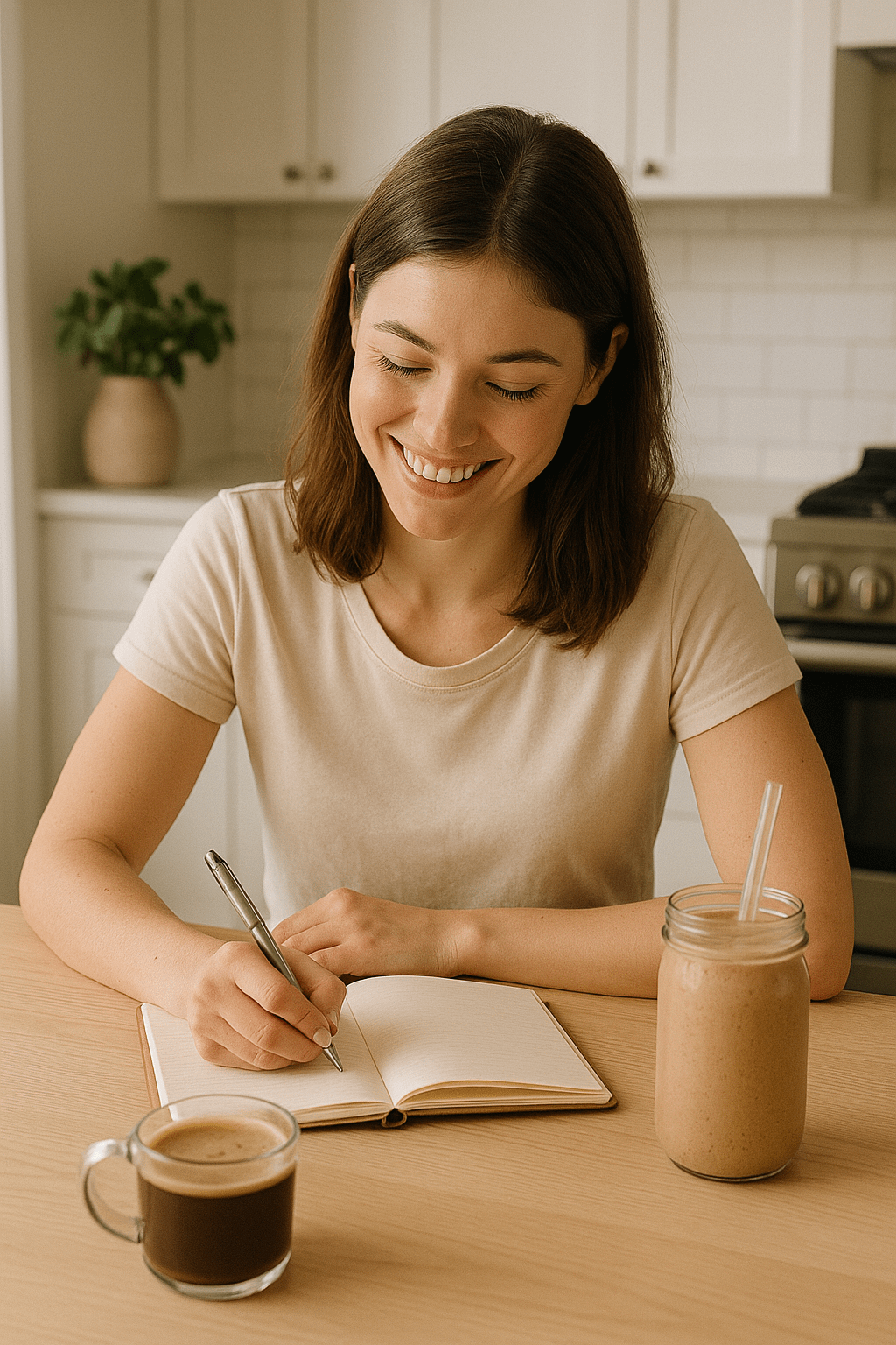 Protein oats with berries and almonds