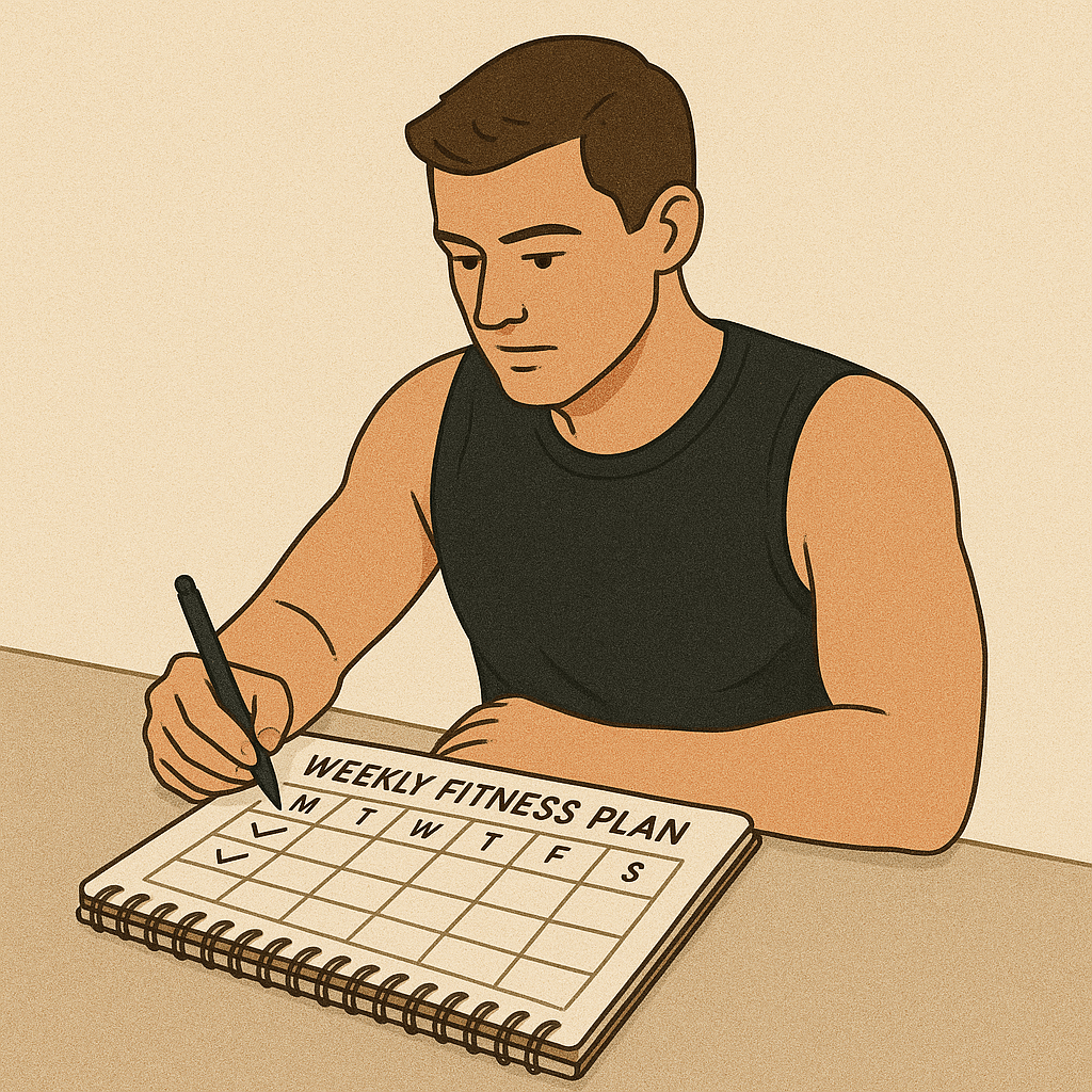 Athlete performing compound movement in functional training