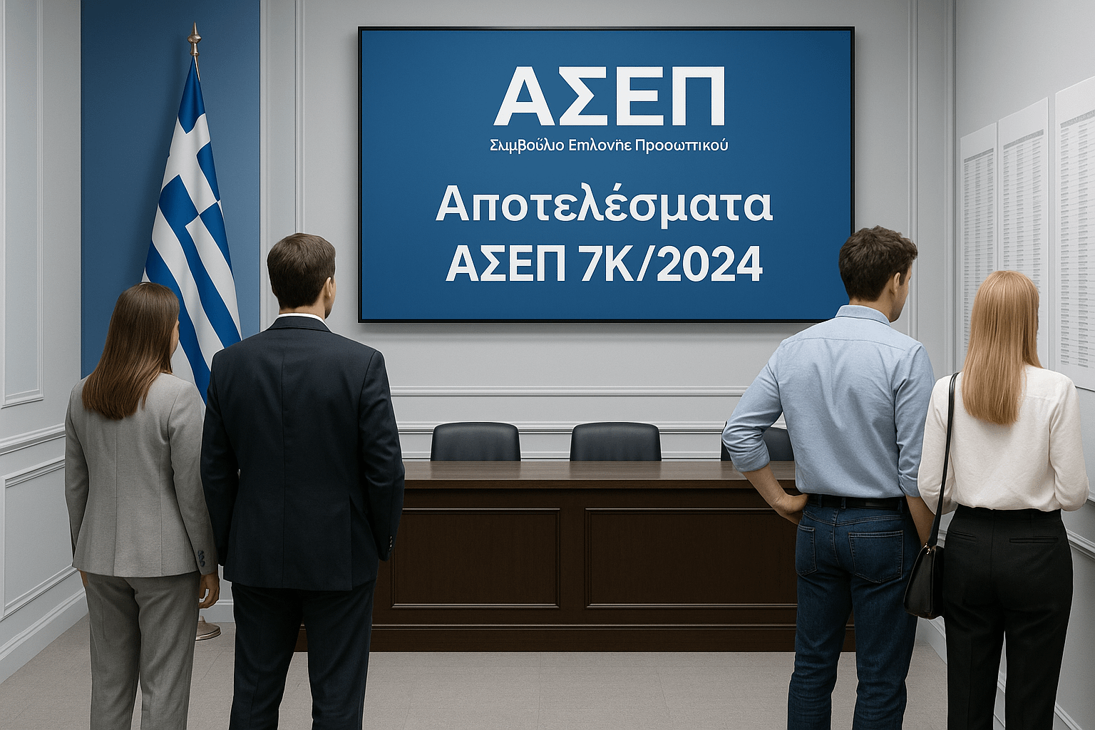 Αποτελέσματα ΑΣΕΠ 7Κ/2024 – Λίστα επιτυχόντων για 1.113 μόνιμες προσλήψεις
