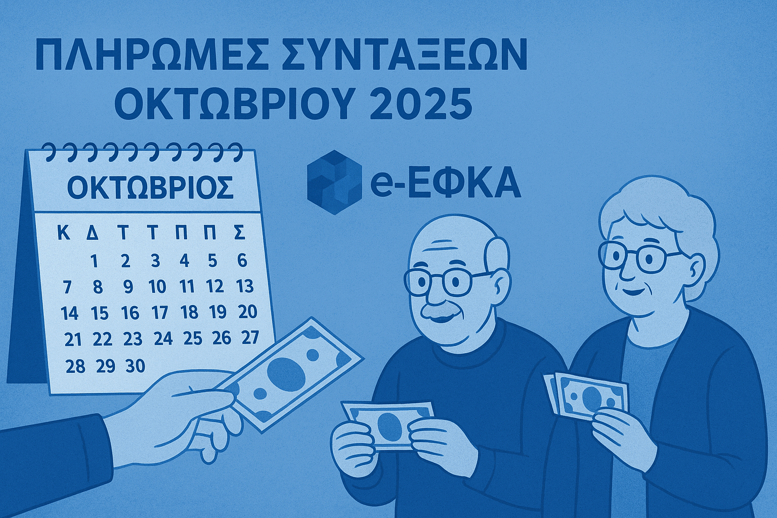 οδηγός πληρωμών συντάξεων 2025