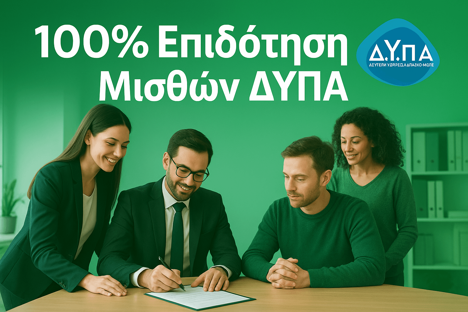 Οδηγός 100% επιδότηση μισθών ΔΥΠΑ για επιχειρήσεις και ανέργους 2025