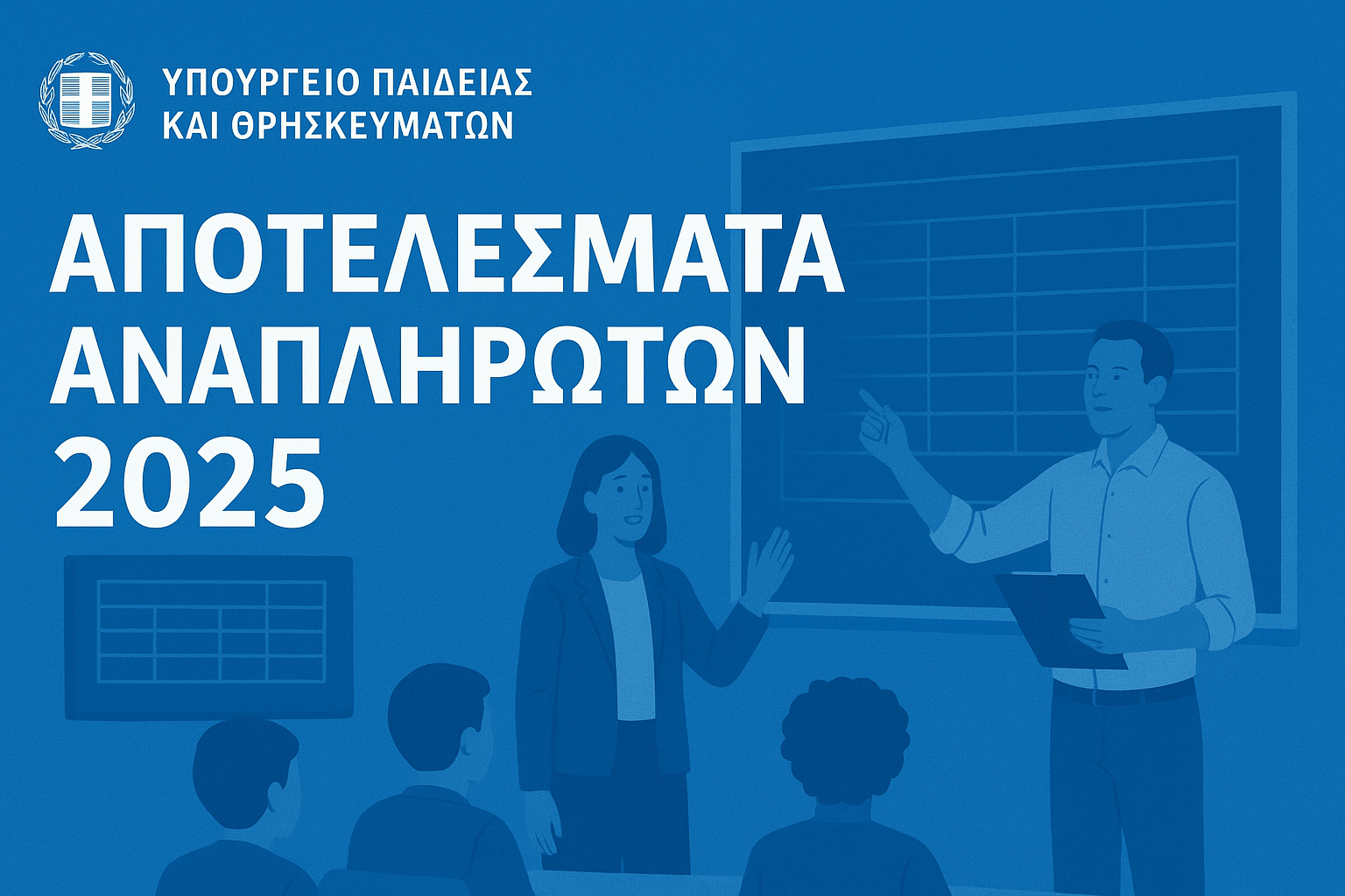 αποτελέσματα αναπληρωτών 2025