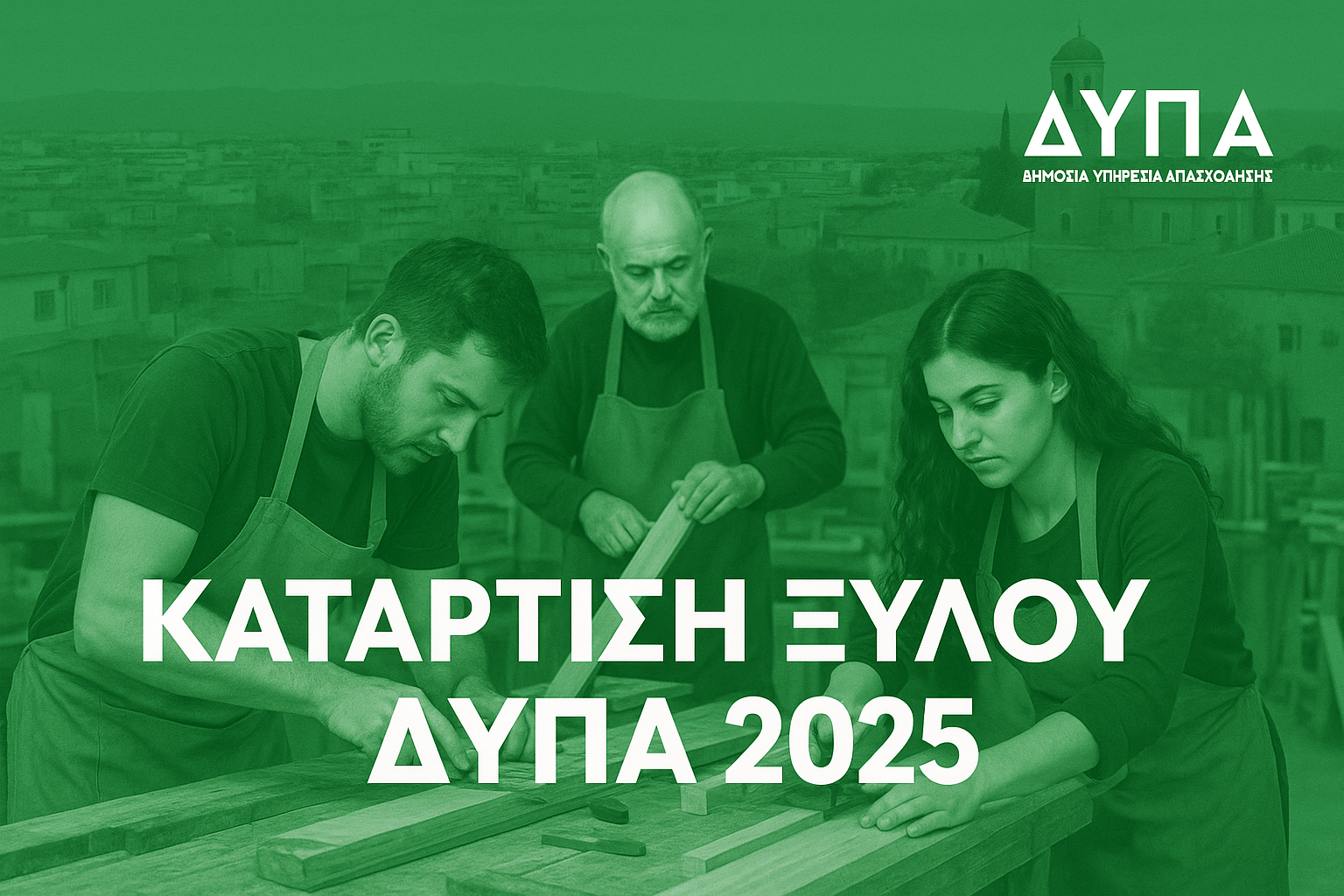 Πρόγραμμα κατάρτισης ΔΥΠΑ βιομηχανία ξύλου