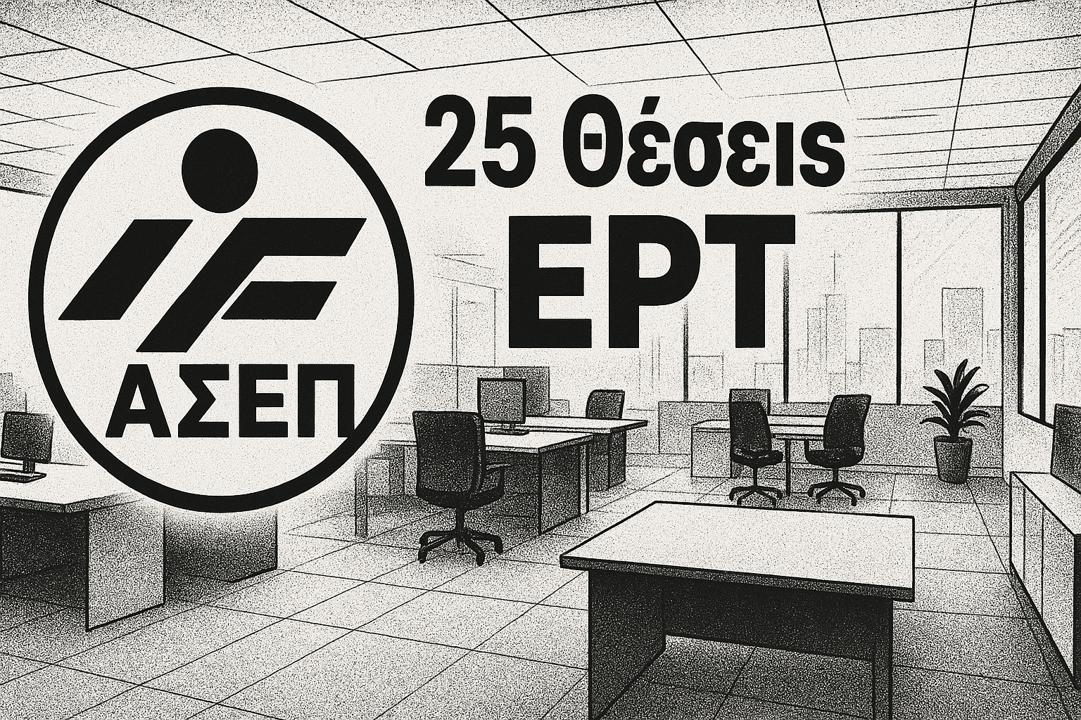 Εικόνα της Προκήρυξης 6Κ/2025 του ΑΣΕΠ για 25 θέσεις στην ΕΡΤ (ΤΕ, ΔΕ)