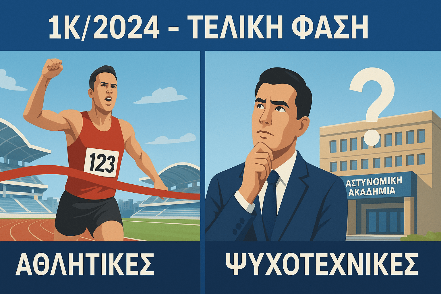 1Κ/2024 Δημοτική Αστυνομία: Αλφαβητικοί Πίνακες και Οδηγός για Αθλητικές & Ψυχοτεχνικές Δοκιμασίες
